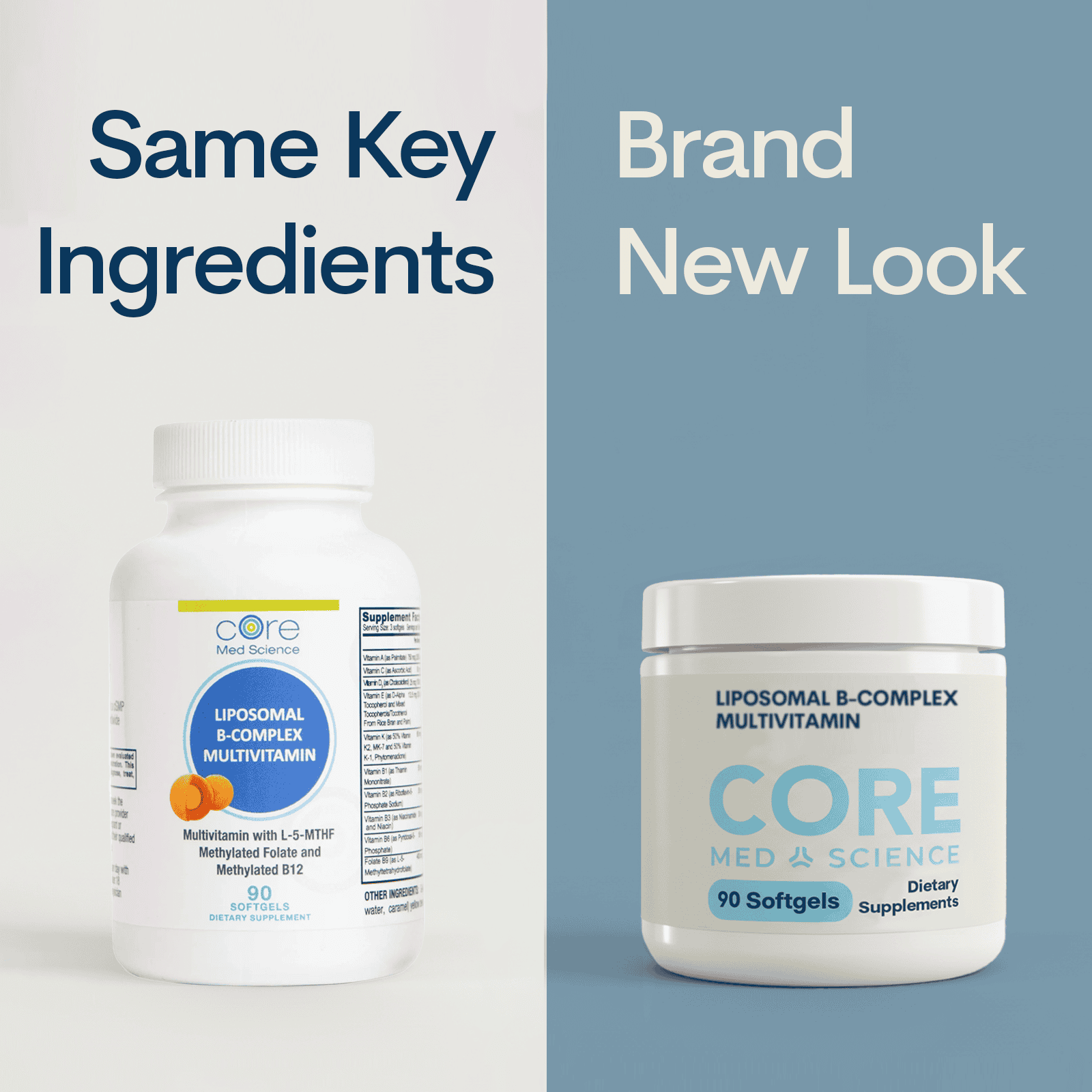 Liposomal Active B-Complex Multivitamin Softgels with Minerals