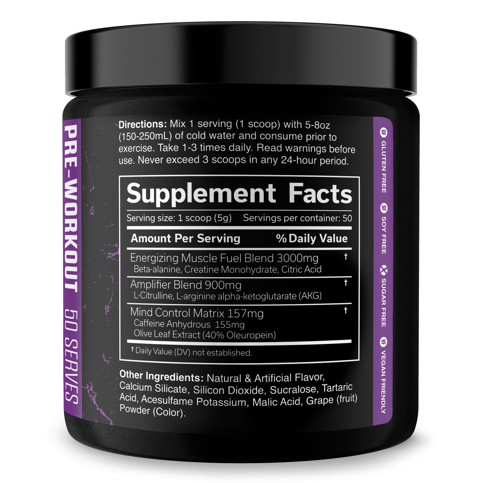 Pre-Workout Powder for Fitness Training