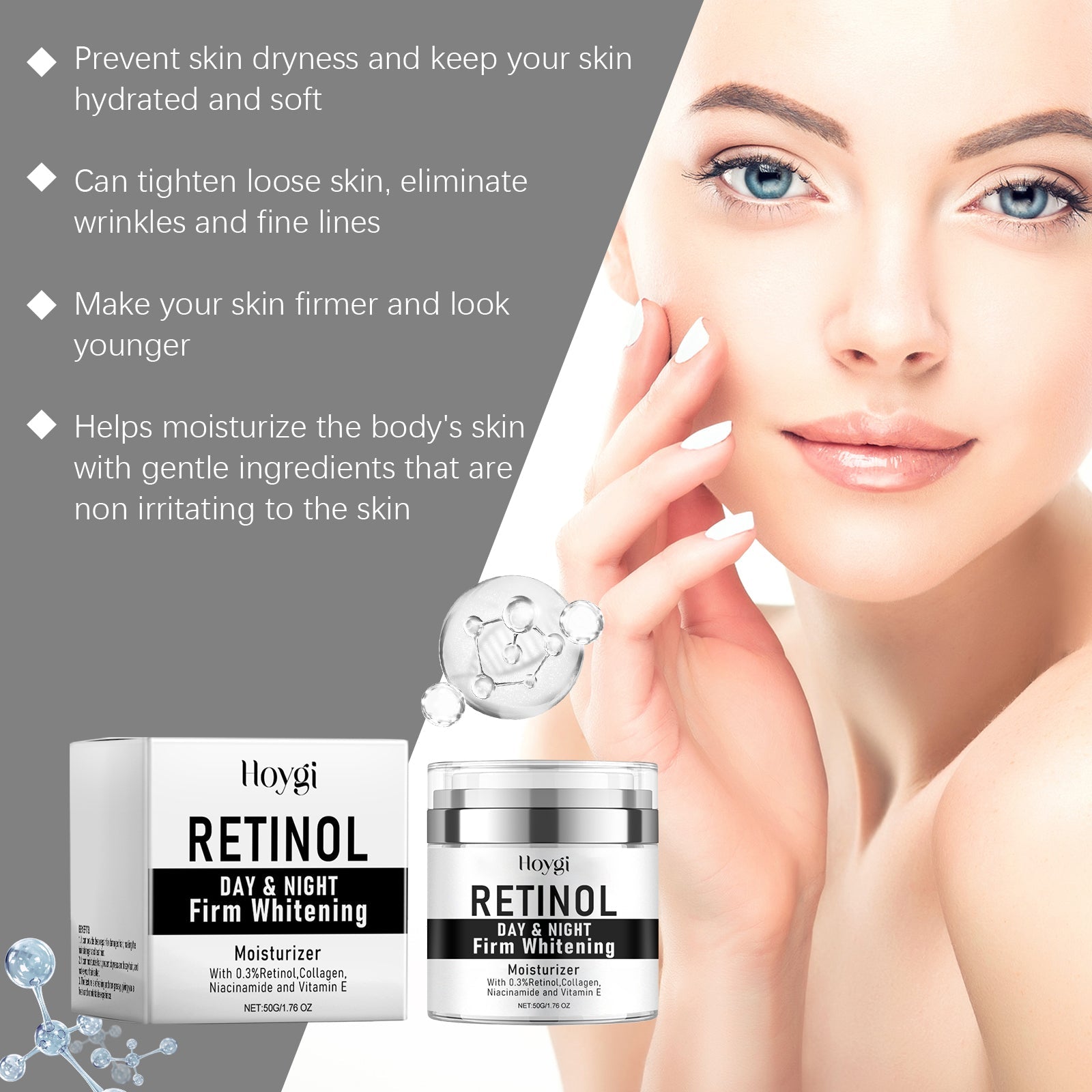 Pure Facial Moisturizer for Daily Hydrating Skin Care