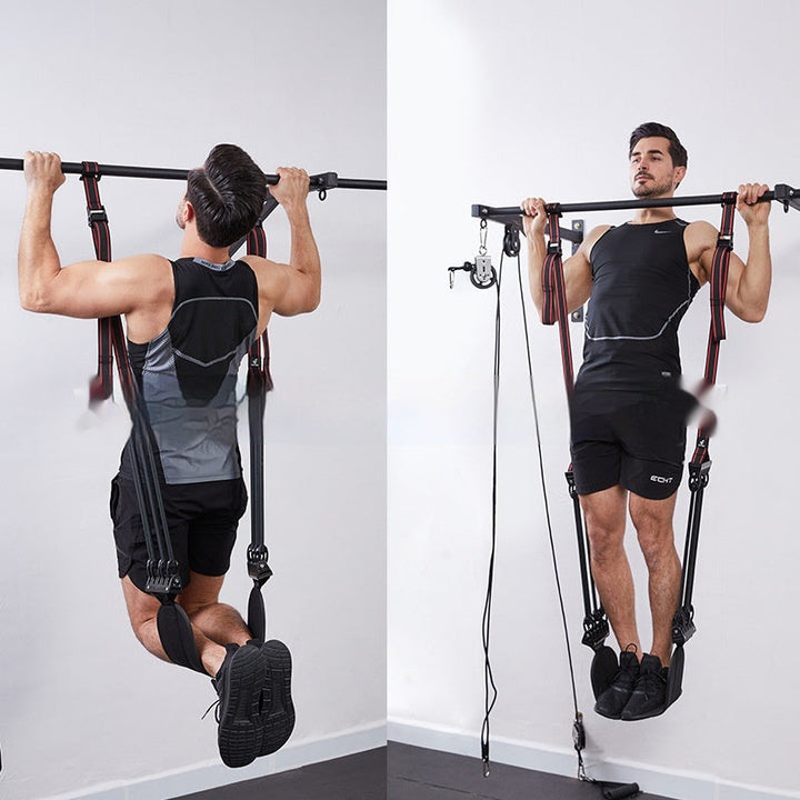 Single Foot Pull-Up Damper Chest Expander Trainer