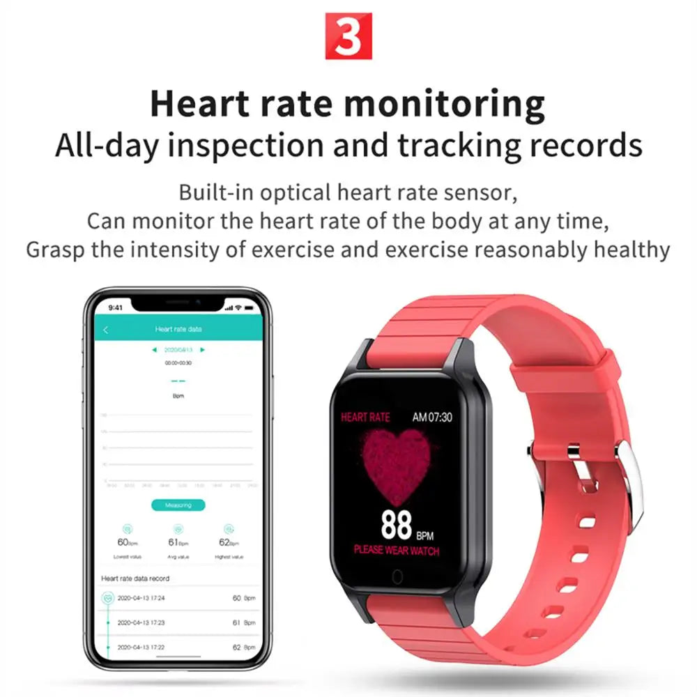 Women's Smart Watch Fitness Tracker with Heart Rate