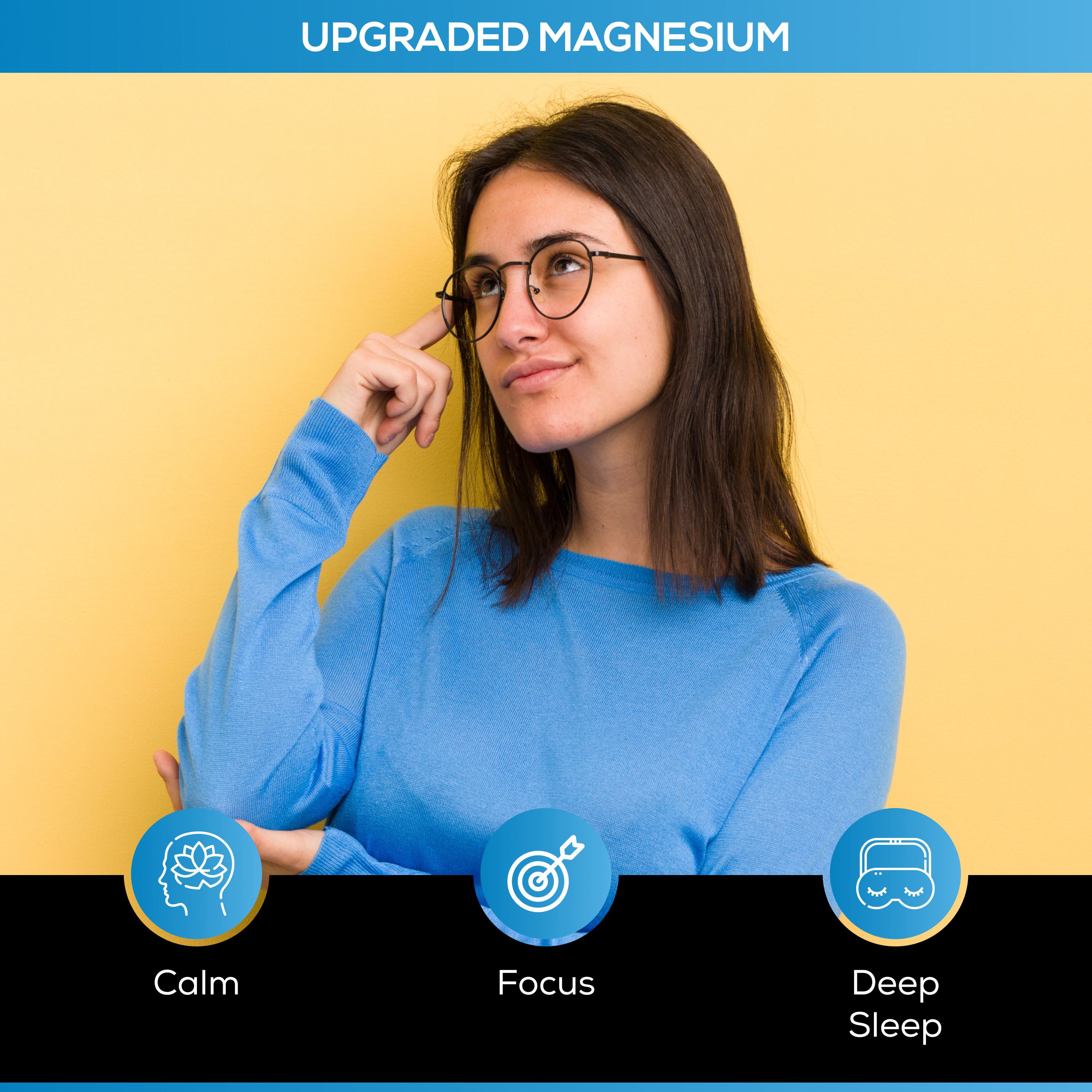 Upgraded Magnesium Supplement for Sleep Support Formula