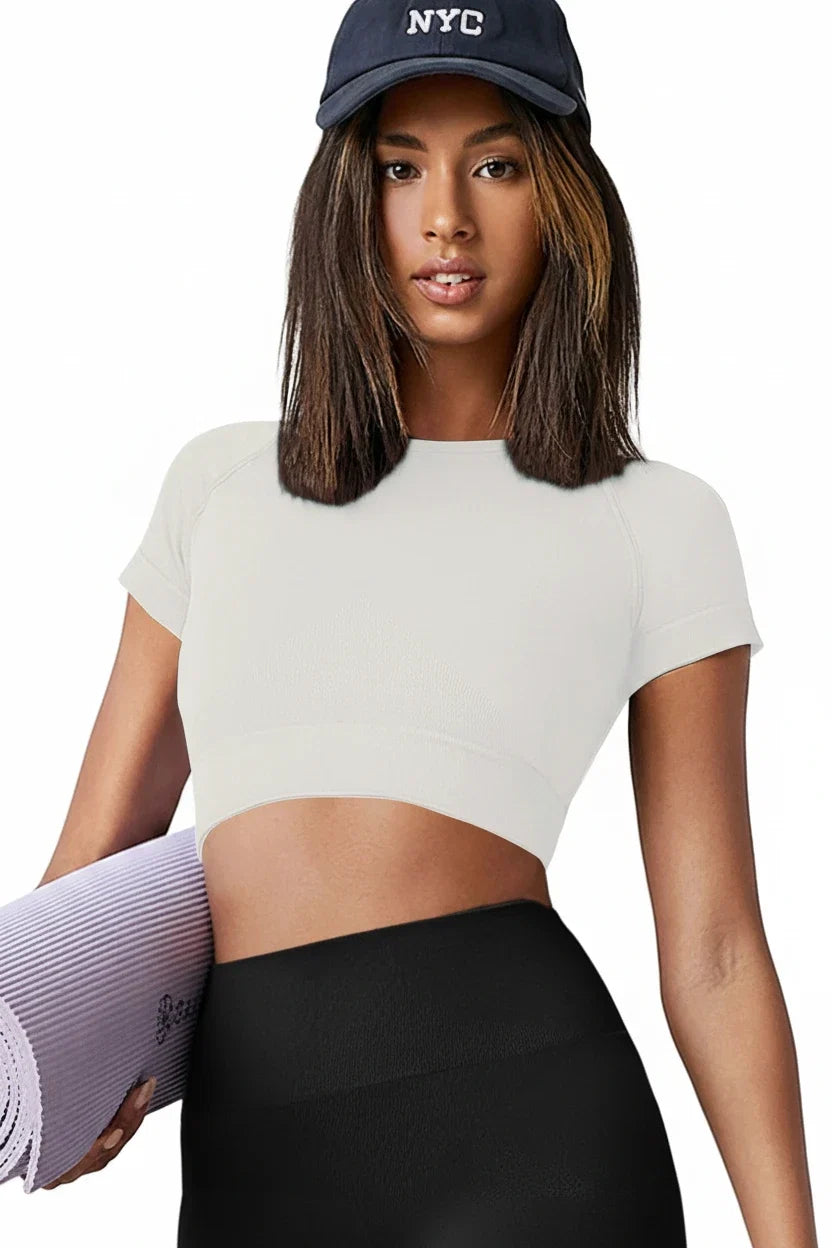 Seamless Yoga Running Activewear Top for Women