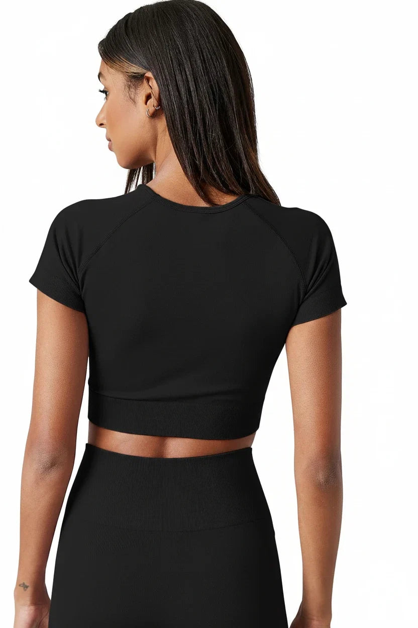 Seamless Yoga Running Activewear Top for Women