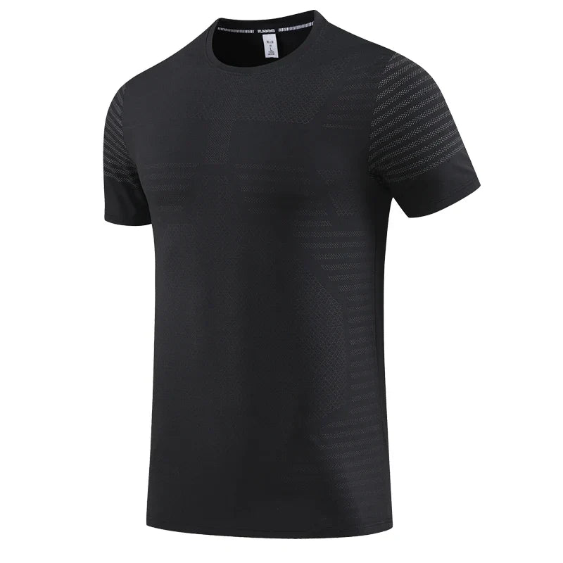 Men's Breathable Performance T-Shirt for Running Fitness