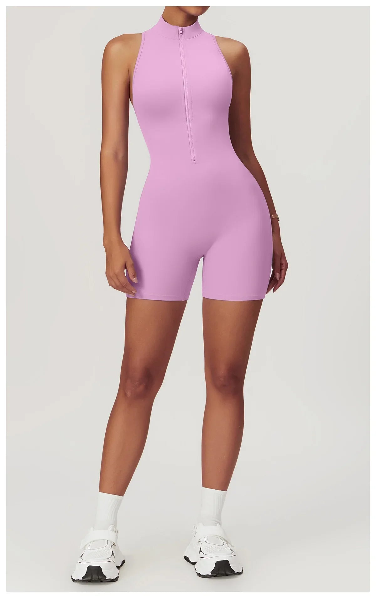 Women's Sleeveless Slim Fit Activewear Jumpsuit
