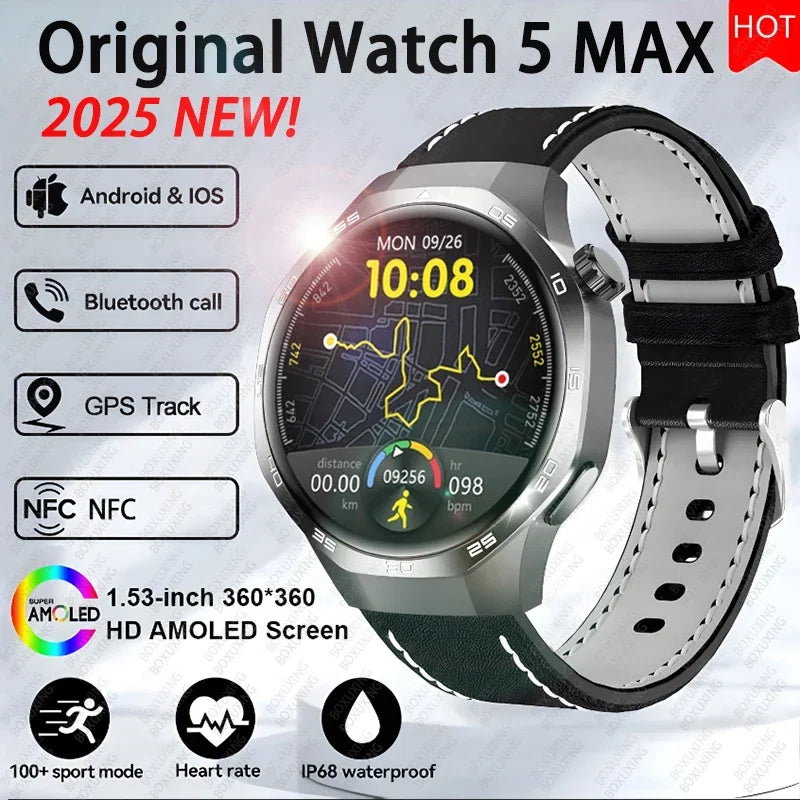 Watch 5 MAX AMOLED GPS Smartwatch