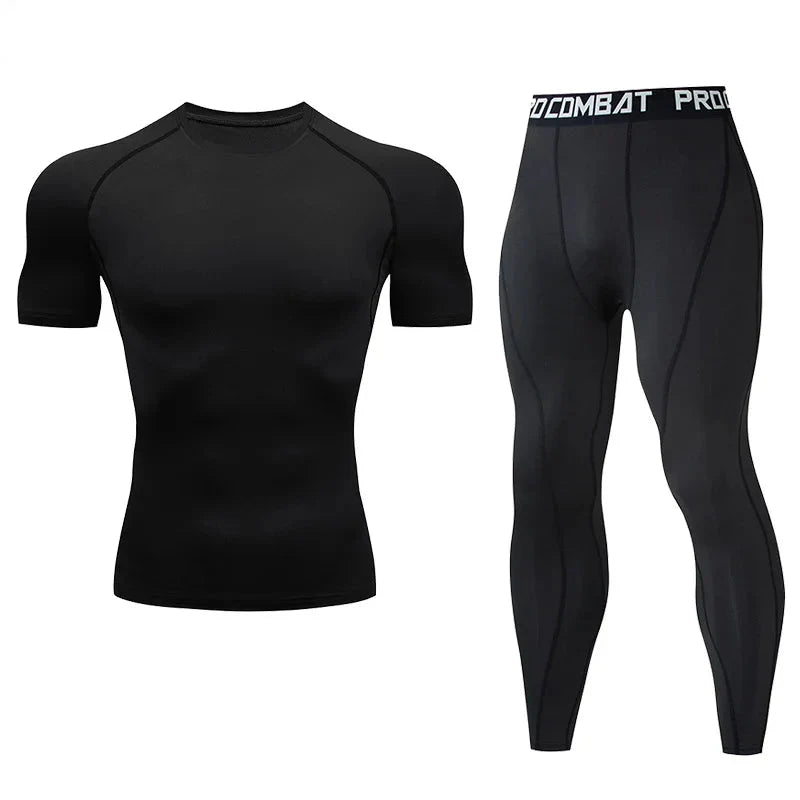 Men's Compression Fitness Gear for Gym Training