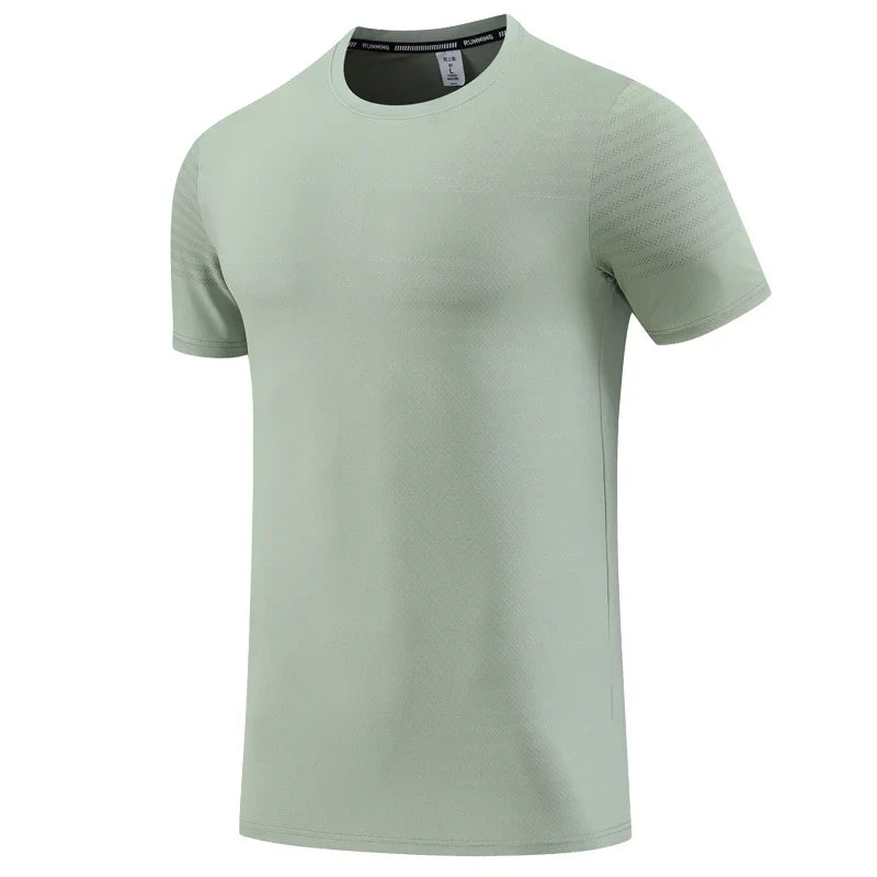 Men's Breathable Performance T-Shirt for Running Fitness