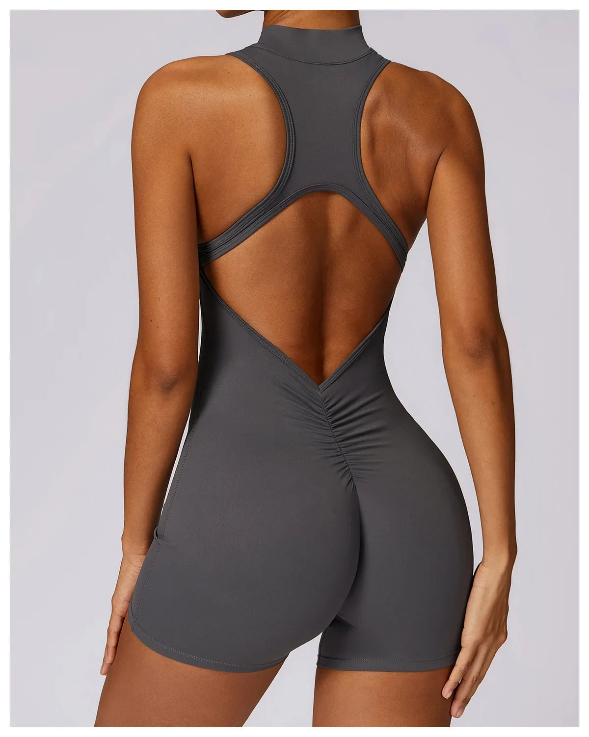 Women's Sleeveless Slim Fit Activewear Jumpsuit