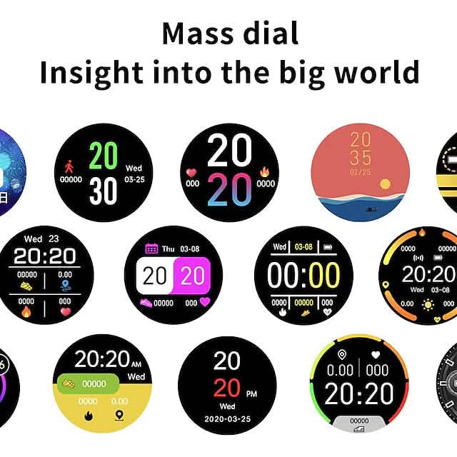 Smart Watch 1.28-Inch Fitness Running Tracker